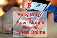 Ways to save money on online shopping