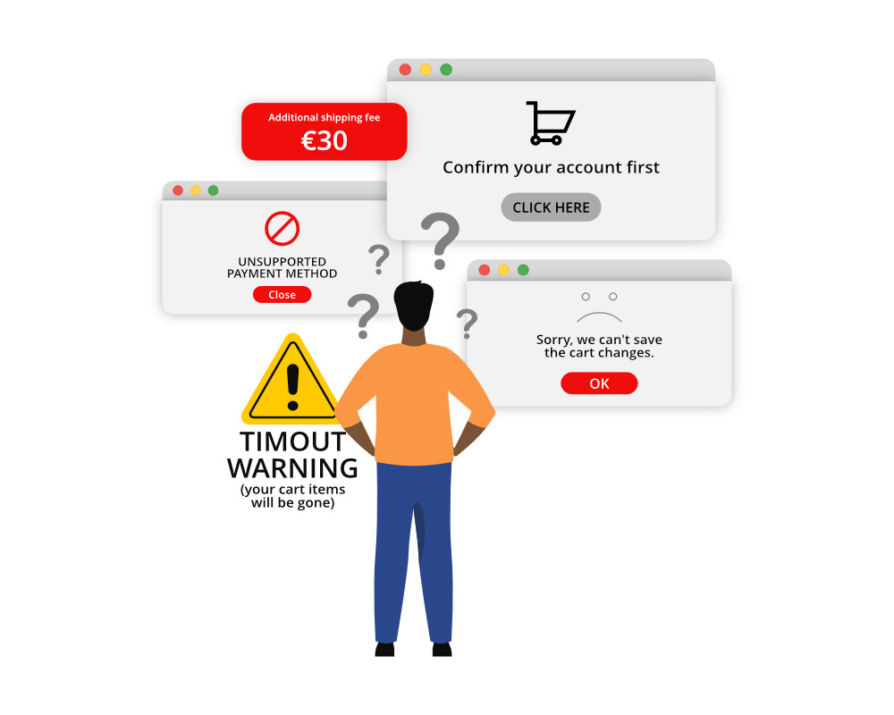 Problems with online shopping delivery delays