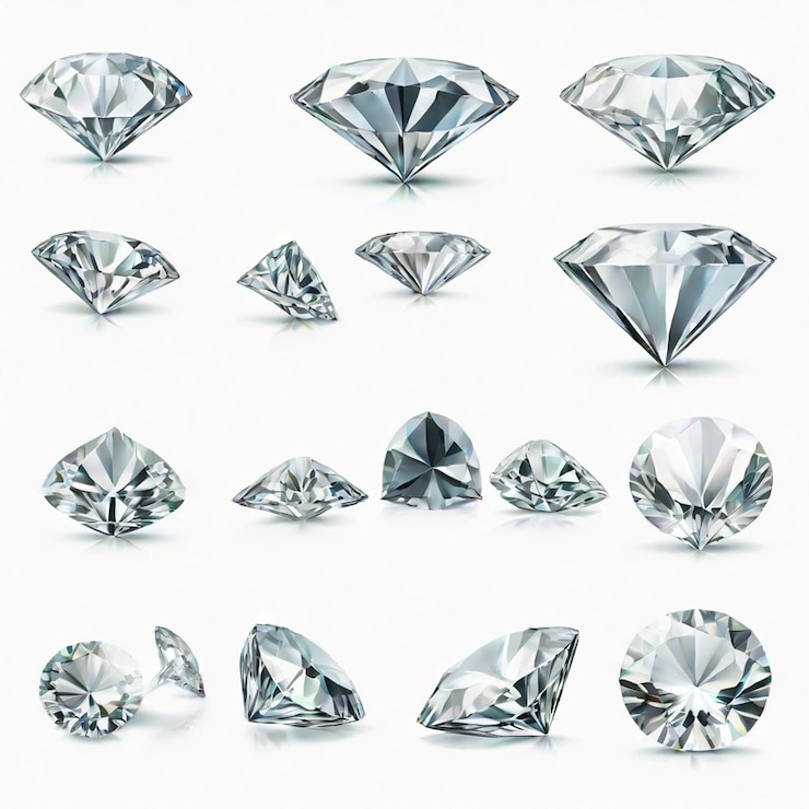 A collection of diamonds with one that says quot diamonds quot ...